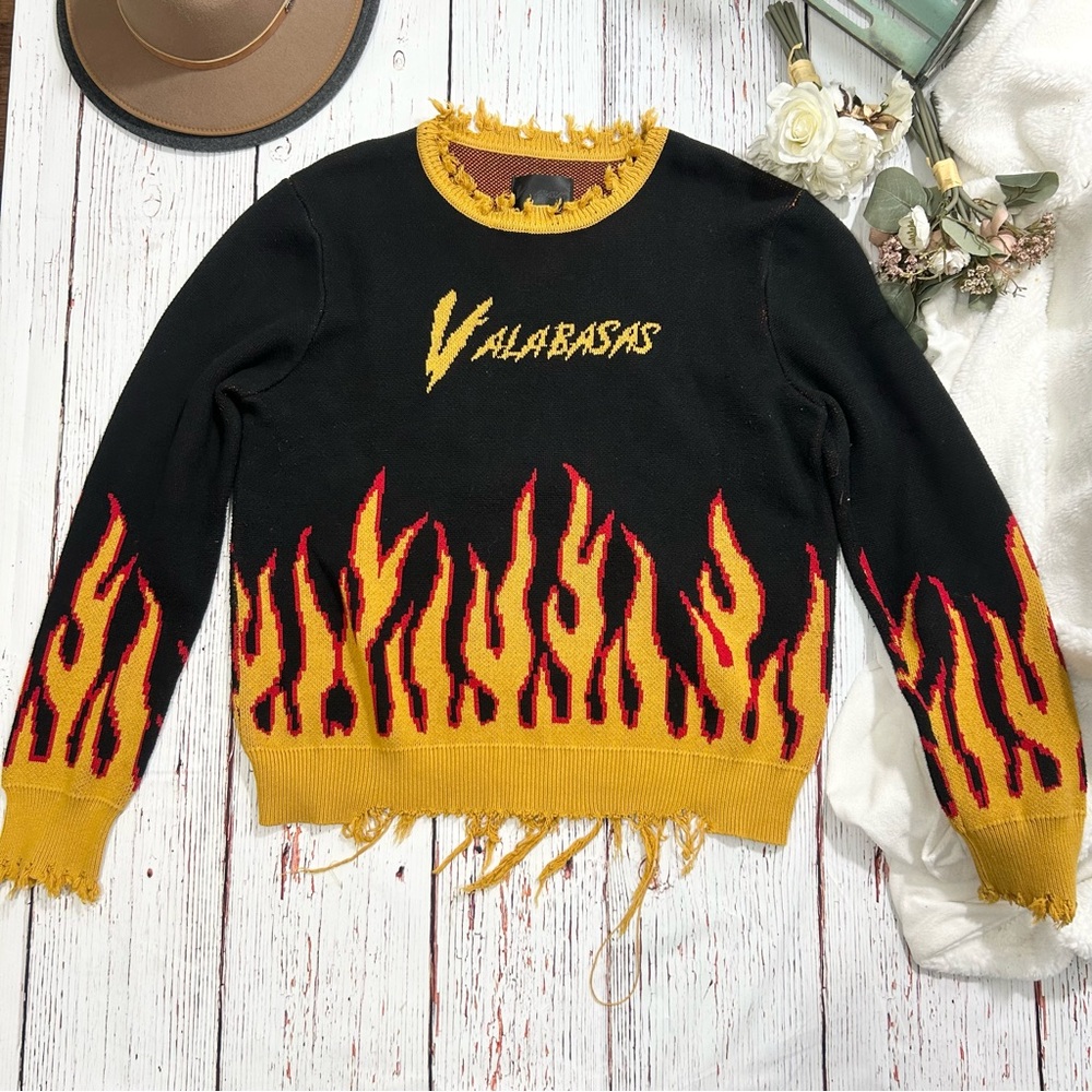 Valabasas flame sweater